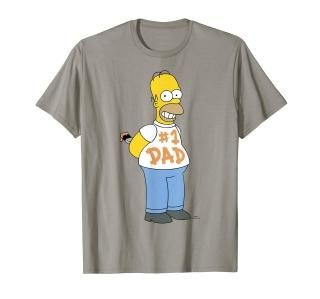 The Simpsons Homer Number 1 Dad Father's Day T-Shirt
