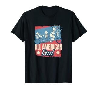 The Simpsons Father's Day Homer All American Dad T-Shirt