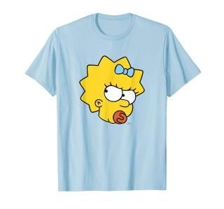 The Simpsons Maggie Simpson Angry Big Face T-Shirt