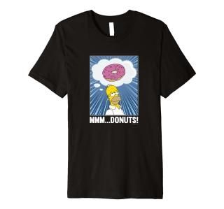 The Simpsons Homer Mmm...Donuts C2 Premium T-Shirt