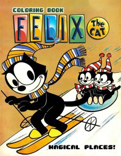 Magical Places! - Felix The Cat Coloring Book Vivid Iconic Character Designs For