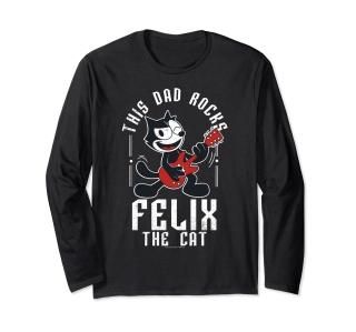 Felix the Cat Father's Day This Dad Rocks Poster Long Sleeve T-Shirt