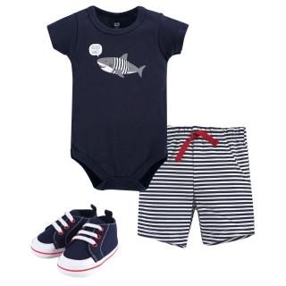 Hudson Baby Baby Bodysuit Pants/Shorts and Shoes