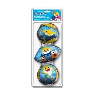 Hedstrom 3-Pack Foam Sports Balls Baby Shark