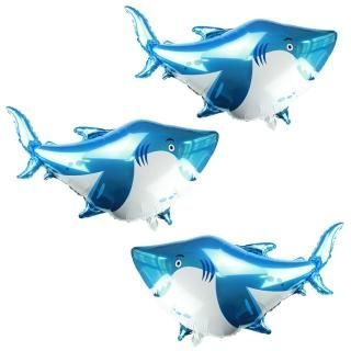 Sea World Shark Balloons Party Supplies - Fish Shark Kids Boys Girls Birthday De