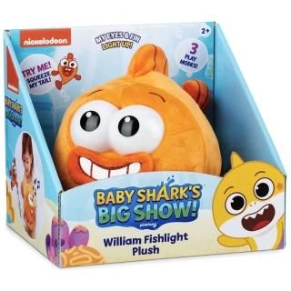 WowWee Baby Shark's Big Show! William Fishlight Plush Toy Doubles as Kids Flashl