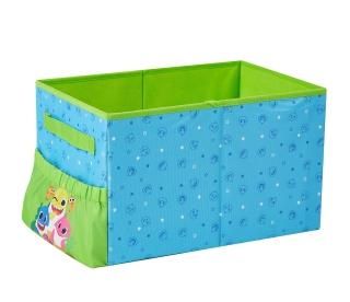 Idea Nuova Baby Shark Kids Collapsible Storage Organizer Bin with Front Pocket9 