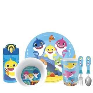 Zak Designs Baby Shark BPA-Free Made of Durable Melamine Material and Perfect fo