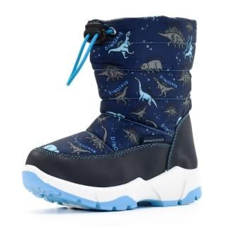 Nova Mountain Boys Girls Little Kids Winter Snow BootsNF NFWB102 BlueDino 13