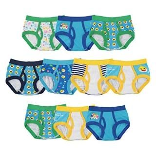 Baby Shark boys Underwear Multipacks Briefs Shark Tb 10pk 4T US