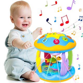 Aboosam Baby Toys 6 to 12 Months - Musical Learning Infant Toys 12-18 Months - B