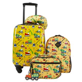 Travelers Club Kids' 5 Piece Luggage Travel Set Multicolor