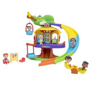 CoComelon Deluxe Clubhouse Playset - Features JJ and His Five Friends- Songs Sou