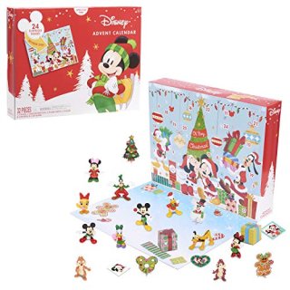 Just Play Disney Classic Advent Calendar 32 Pieces Figures Decorations and Stick