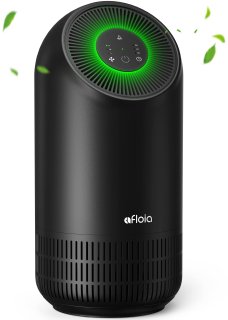 Afloia Portable Air Purifier for Home 4-Stage Filtration True HEPA Filter3 Speed