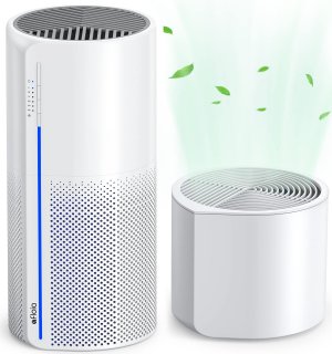 Afloia 2 in 1 HEPA Air Purifier with Humidifier3 Stage H13 Filters for Home Alle