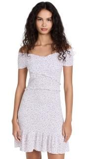 BB DAKOTA Women's ROM Com Mini Dress White M