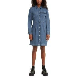 Levi's Women's Ellie Denim Dress Mid Marble Medium