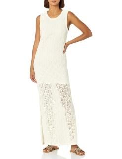 The Drop ޥɥ쥹 Ritu Crochet Maxi Dress ǥ ۥ磻Whisper White XL