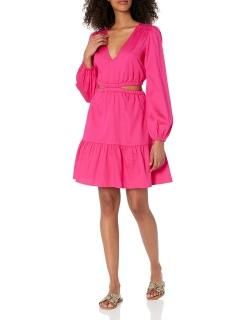 The Drop ɥ쥹 Sita Short Cut Out Cotton Sateen Dress ǥ ۥåȥԥ 5XL Plus