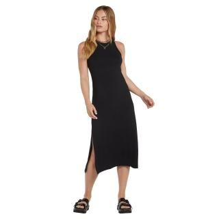 Volcom womens Stonelight Midi Casual Dress Black X-Small US