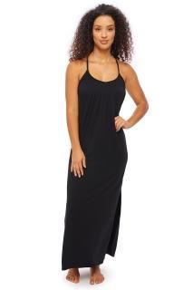 JJwinks Women's Hostess Maxi Dress - Spaghetti Strap Lounge Dress Razor Back Sid