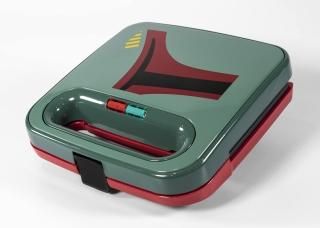 Uncanny Brands WM2-SRW-BBF Star Wars Boba Fett Double-Square Waffle Maker 9 x 9 
