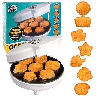 Sea Creature Mini Waffle Maker- Create 7 Different Ocean Animal Shapes in Minute