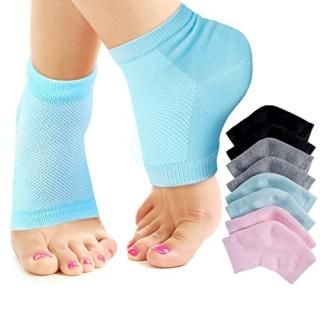 Nado Care 4 Pairs Heels Moisturizing Socks for Dry Cracked Heels Repair - Moistu