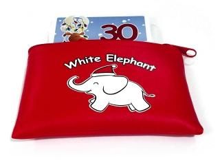 White Elephant Gift Exchange Card Set