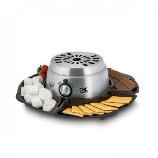 Kalorik 2-in-1 Smores Maker with Chocolate Treat Fondue Melt Feature Includes Fo