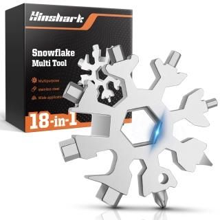 Gifts for Men Stocking Stuffers for Men 18-in-1 Snowflake Multitool Christmas Gi