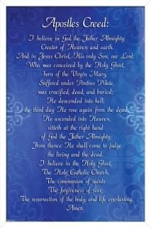 Trends International The Apostle's Creed Wall Poster 14.725 x 22.375 White Frame