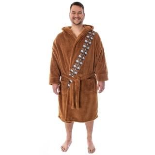Big and Tall Chewbacca Costume Robe Star Wars Adult Plush Brown