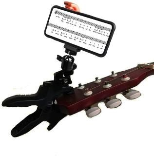 Multi-Purpose use - Guitar Ukulele Smartphone Mount Holder/Guitar Headstock Cell