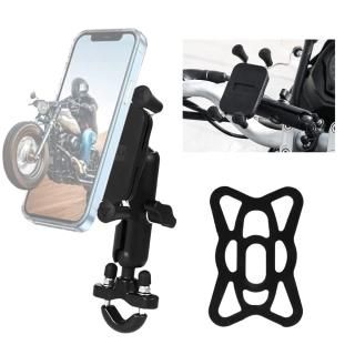KARUIZI Phone Mount with Handlebar with Medium Arm for Motorcycle ATV/UTV BikeAl