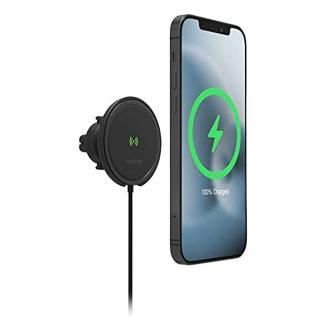mophie Snap+ Wireless Vent Mount Universal Charger 15W Charging Magnetic Positio