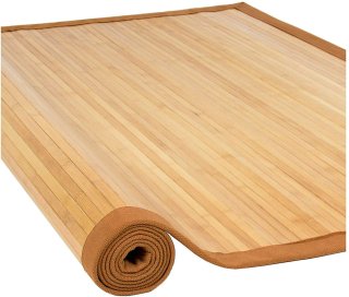 5' X 8' Bamboo Floor Mat Area Rug Large Bamboo Floor Runner Indoor Outdoor Rug w