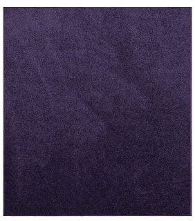 Furnish my Place Modern Plush Solid Color Rug - Purple 9' x 9' Pet and Kids Frie