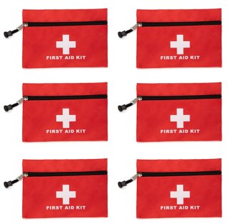 Red First Aid Bag Empty First Aid Kit Empty Waterproof First Aid Pouch Small Min