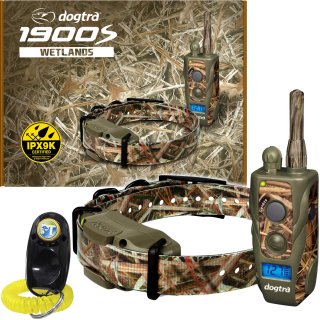 Dogtra 1900S WETLANDS Camo Remote Training Collar - 3/4 Mile Range IPX9K Waterpr