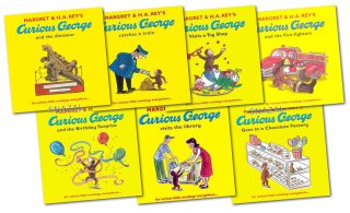 Curious George The Monkey Collection 7å 7 Book Set Pack Series Dinosaur Fire-fighte  ҤɤΥץ쥼Ȥ