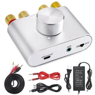 Facmogu F900S Mini Bluetooth 5.0 Power Amplifier 80W+80W Wireless Stereo Hi-Fi D