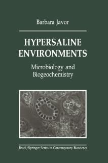 Hypersaline Environments Microbiology and Biogeochemistry Brock Springer Series 