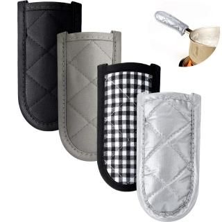 4 Pieces Hot Handle Holders Pan Handle Sleeves Heat Resistant Pan Handle Covers 
