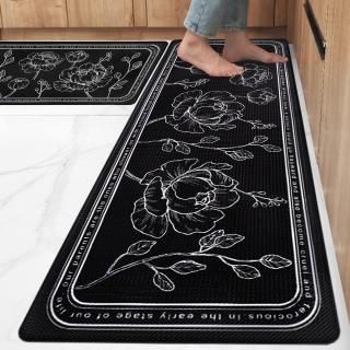 ROTTOGOON Kitchen Floor Mat Set of 2 Cushioned Anti Fatigue Kitchen Mat 17x47+17