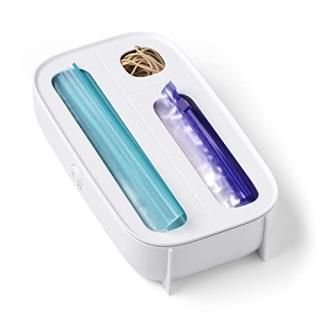 YouCopia StoraBag Drawer Food Bags Dispenser 3-Slot Plastic Sandwich Bag Organiz