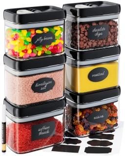 Chef's Path Airtight Food Storage Containers with Lids for Kitchen Organization 