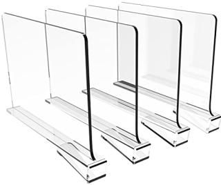 åȥ Acrylic Shelf DividersPack of 6 ꥢ Cq-0003