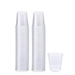 100 Pack - 5 oz. Clear Disposable Plastic Cups - Cold Party Drinking Cups